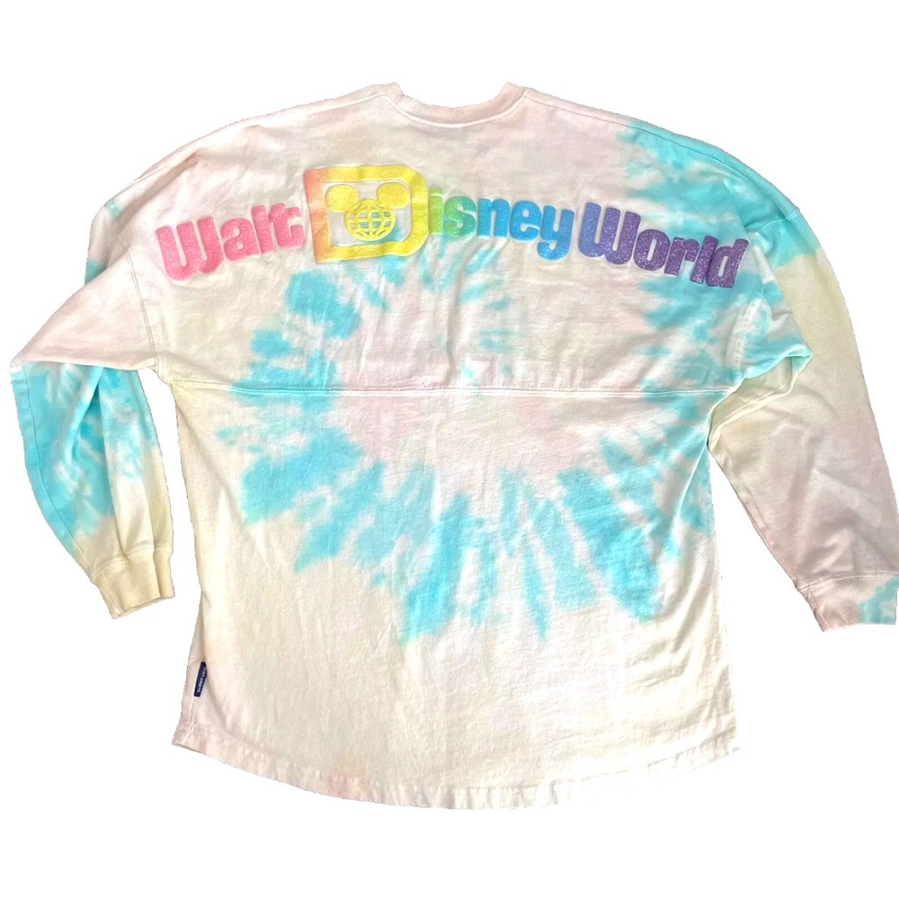 Authentic Walt Disney World Spirit Jersey Tye-Dye‎ & Rainbow Women’s Size: S